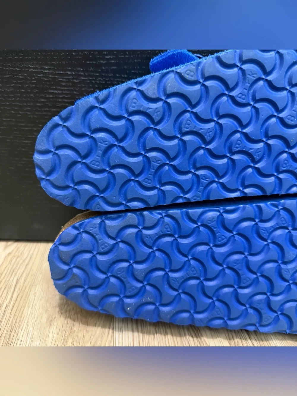 Birkenstock Boston Clog Ultra Blue Suede Size EU 43 / US 10
